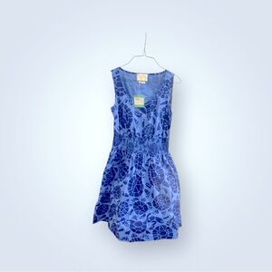 Fun turtle print summer party dress